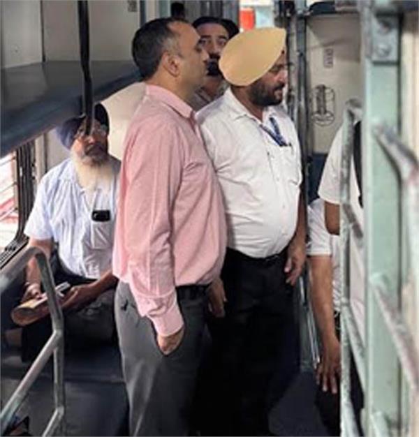 ticket checking operation conducted on ludhiana amritsar rail route