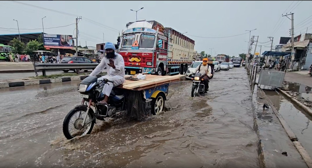 3 ਘੰਟੇ ਪਏ ਮੀਂਹ ਨਾਲ ਜਲ-ਥਲ ਹੋ ਗਿਆ ਭਵਾਨੀਗੜ੍ਹ