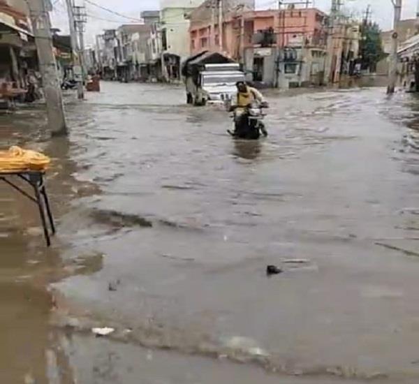 rain water in bathinda