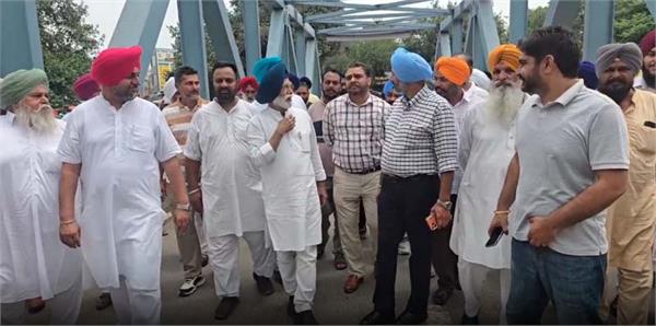 construction of rara sahib canal bridge in payal constituency