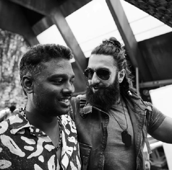 atlee extends birthday wishes to ranveer singh