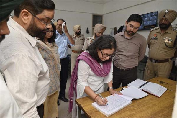 chief electoral officer punjab inspected evm warehouse  issued instructions