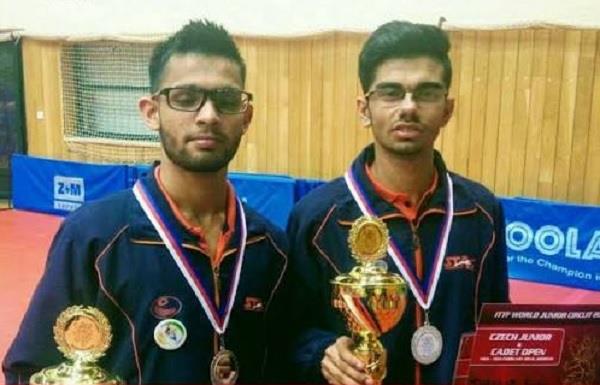 manav thakkar and manush shah in men  s doubles