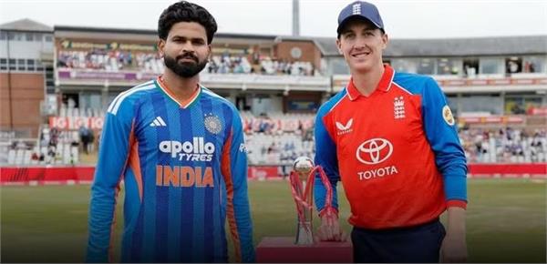 toss for the second match t20 series india and england