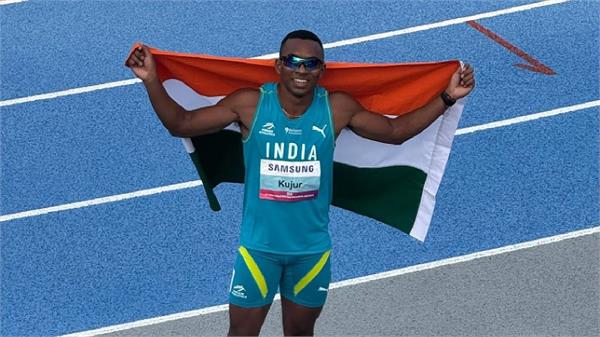 animesh secured second place with a new achievement in the 100 meter race
