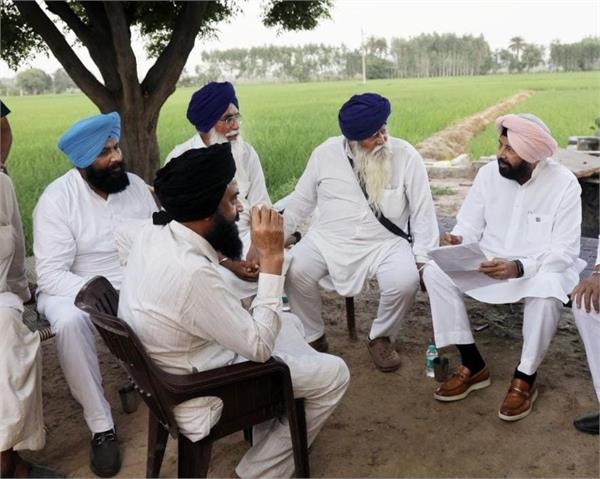 dhillon reached the fields of patton village in mohali