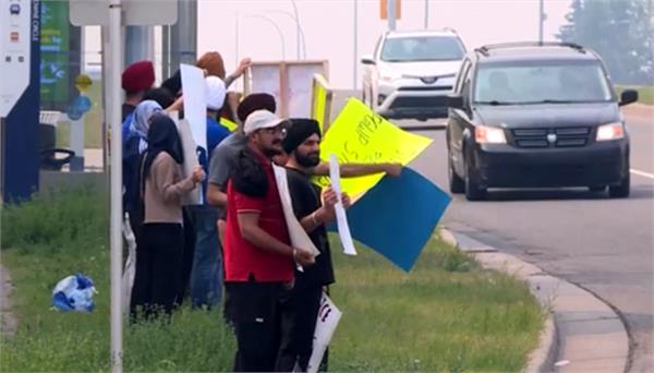 punjabi students continue to protest in calgary