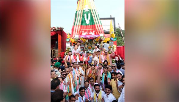 historic lord jagannath rath yatra organized in ludhiana