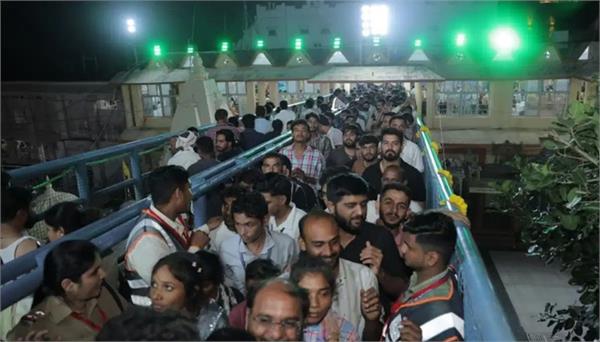 record of devotees broken in mahakal temple