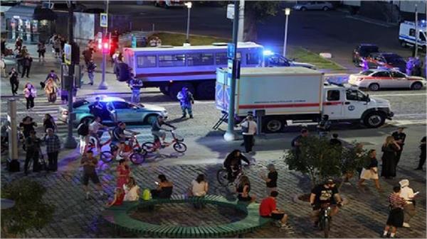 major explosion in moscow restaurant