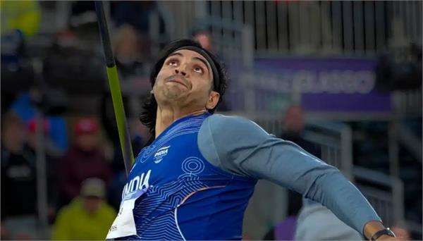 neeraj chopra wins silver in javelin throw