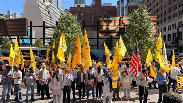 slogans of freedom echoed outside madison square garden