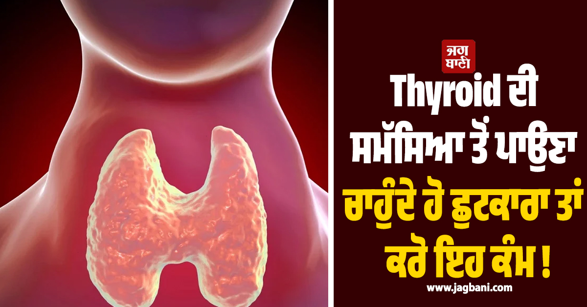 Thyroid ਦੀ ਸਮੱਸਿਆ ਤੋਂ ਪਾਉਣਾ ਚਾਹੁੰਦੇ ਹੋ ਛੁਟਕਾਰਾ ਤਾਂ ਕਰੋ ਇਹ ਕੰਮ ! ਮਿਲੇਗਾ ਨਿਜਾਤ
