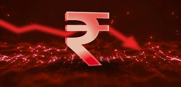 rupee fell by nine paise against us dollar