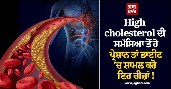 high cholesterol problem include these things in your diet
