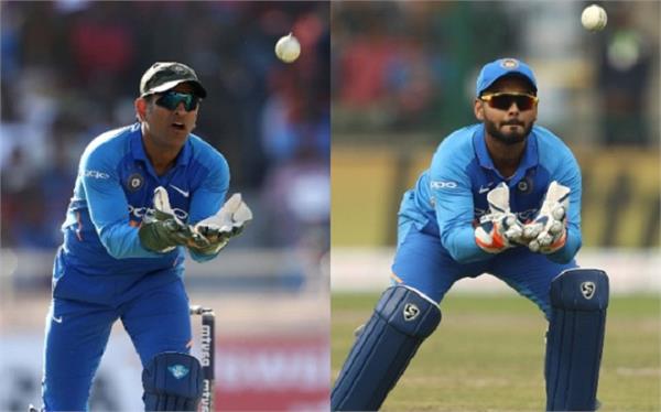 rishabh pant meets dhoni ahead of test series against sri lanka