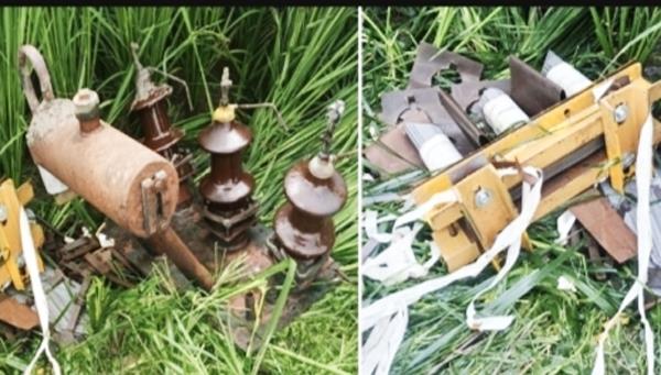 thieves steal oil and valuables from transformers