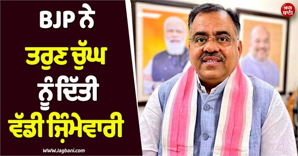 bjp incharges announced