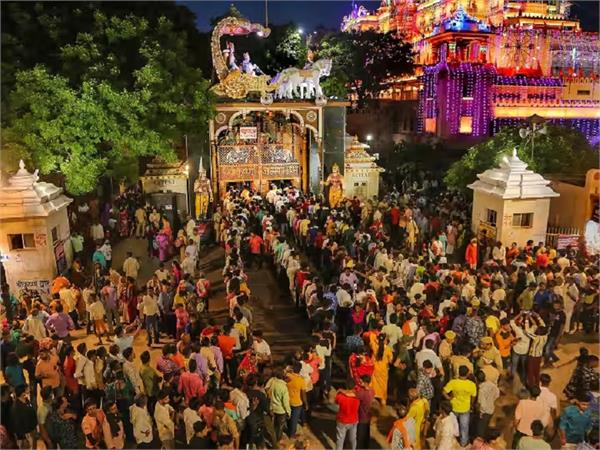 september 4  mathura  celebrated  shri krishna janmashtami