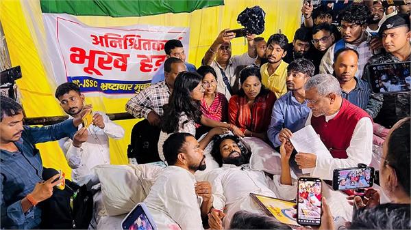the health of the student leader on hunger strike is deteriorating 