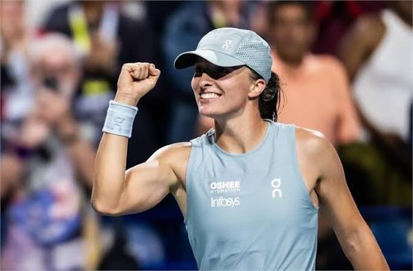 swiatek continues stellar run  sabalenka also wins