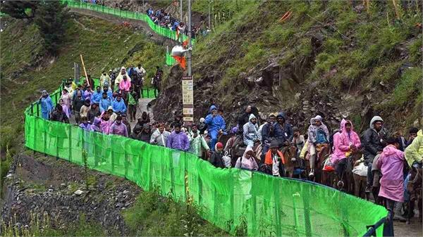 amarnath yatra  jammu  pilgrims  baba barfani