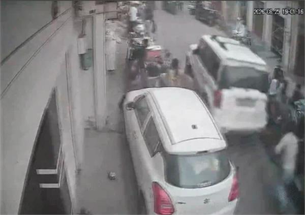 speeding scorpio runs over woman and child