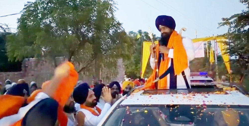 ਮੀਰੀ-ਪੀਰੀ ਖਾਲਸਾ ਮਾਰਚ ਦਾ ਬੁਢਲਾਡਾ ਦੀਆਂ ਸੰਗਤਾਂ ਵੱਲੋਂ ਸ਼ਰਧਾ ਤੇ ਉਤਸ਼ਾਹ ਨਾਲ ਸਵਾਗਤ