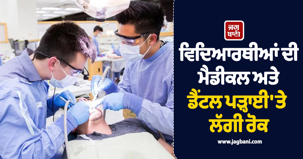 ਵਿਦਿਆਰਥੀਆਂ ਲਈ ਮੈਡੀਕਲ ਅਤੇ ਡੈਂਟਲ ਪੜ੍ਹਾਈ ''ਤੇ ਲੱਗੀ ਰੋਕ, Pak ਸਰਕਾਰ ਨੇ ਦੇਸ਼ ਵਾਪਸ ਜਾਣ ਦੇ ਦਿੱਤੇ ਹੁਕਮ