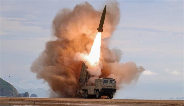 north korea fire missile