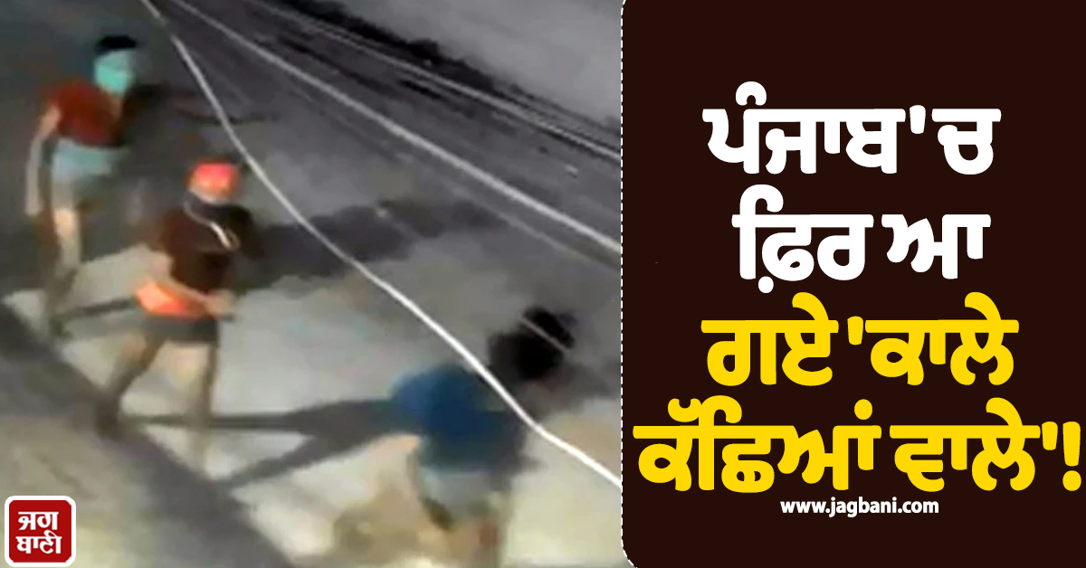 ਪੰਜਾਬ ''ਚ ਫ਼ਿਰ ਆ ਗਏ ''ਕਾਲੇ ਕੱਛਿਆਂ ਵਾਲੇ''! ਇਸ ਇਲਾਕੇ ''ਚ ਲਗਾਤਾਰ ਹੋ ਰਹੀਆਂ ਵਾਰਦਾਤਾਂ, ਸਾਹਮਣੇ ਆਈ ਵੀਡੀਓ