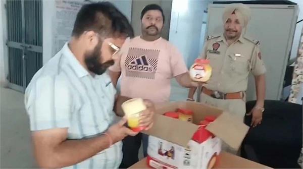 police recover stolen box of desi ghee  return it to shopkeeper