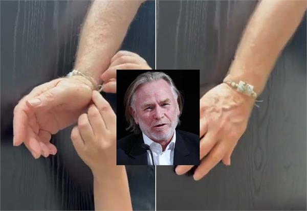 philip green gets rakhi made by his indian friend
