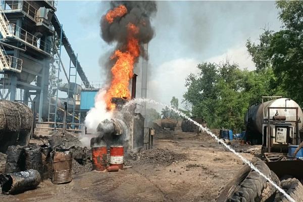 massive fire breaks out in boiler of luke plant