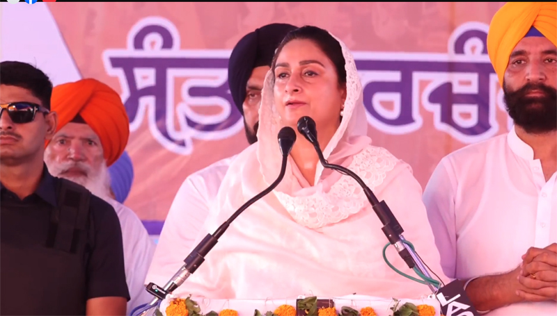 ਪੰਜਾਬ ਦੀ ਆਨ-ਬਾਨ, ਸ਼ਾਨ ਤੇ ਅਣਖ ਨੂੰ ਬਰਕਰਾਰ ਰੱਖਣਾ ਅਕਾਲੀ ਦਲ ਦਾ ਸਭ ਤੋਂ ਪਹਿਲਾਂ ਧਰਮ: ਹਰਸਿਮਰਤ ਬਾਦਲ