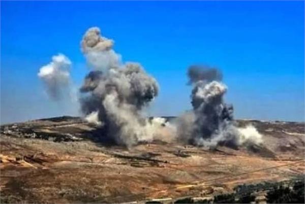 landmines explode