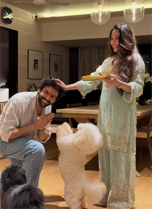 kartik aaryan celebrates raksha bandhan with sister kritika