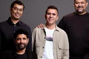 ritesh sidhwani and farhan akhtar launch  excel music 