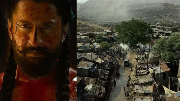 massive slum set built across acres for nani s  the paradise 
