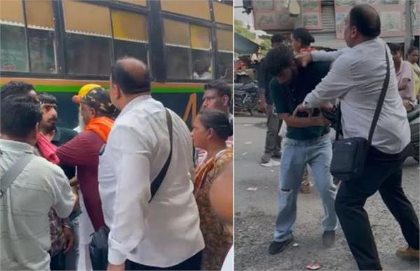 ruckus at phagwara bus stand  bus conductor and tt argue over rs  5