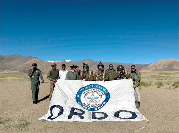 drdo  military combat parachute   successfully tested