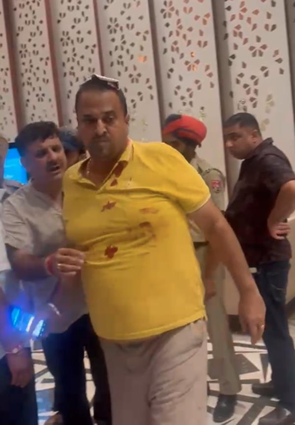 hungama during a party at hotel meriton  jalandhar