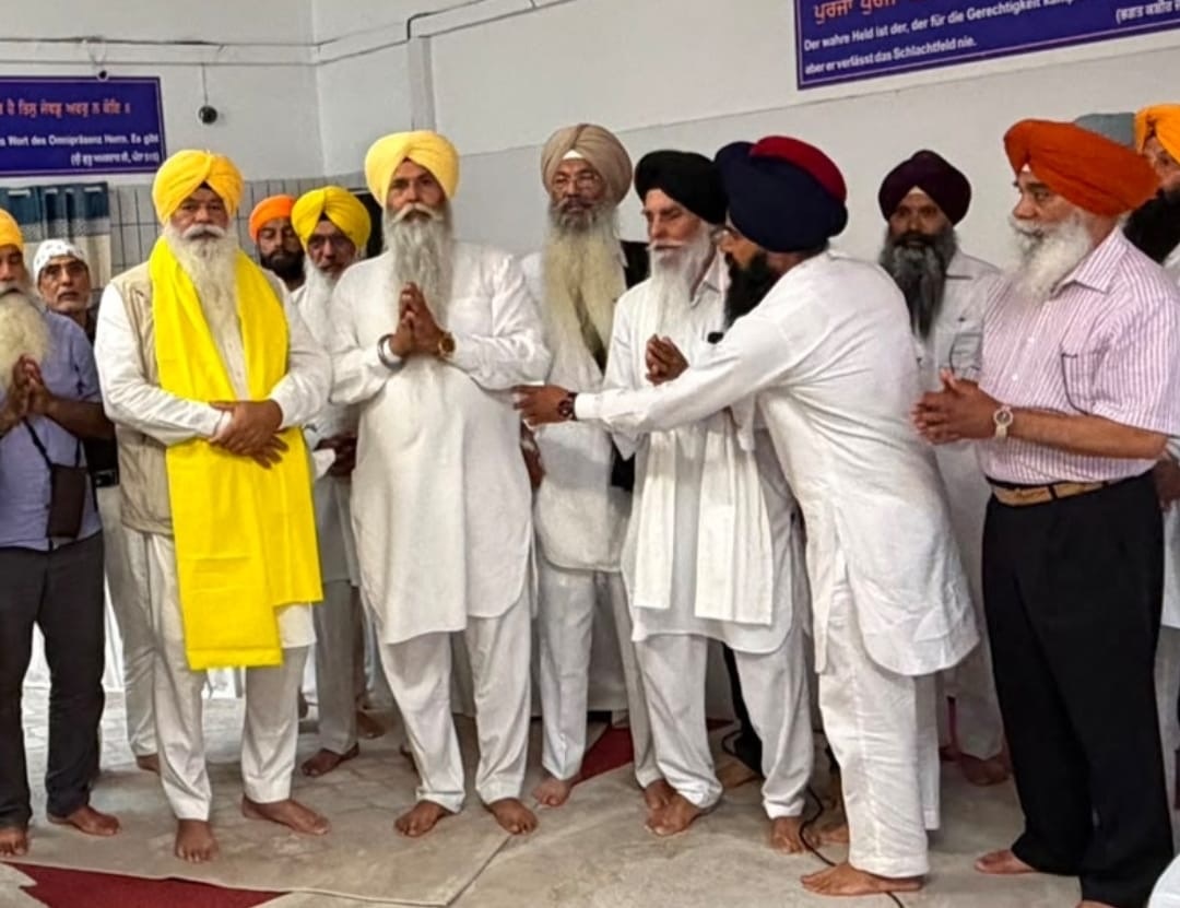ਸਿੰਘ ਸਾਹਿਬ ਭਾਈ ਰਣਜੀਤ ਸਿੰਘ ਦਾ ਜਰਮਨੀ ਵਿਖੇ ਭਰਵਾਂ ਸਵਾਗਤ ਅਤੇ ਸਨਮਾਨ