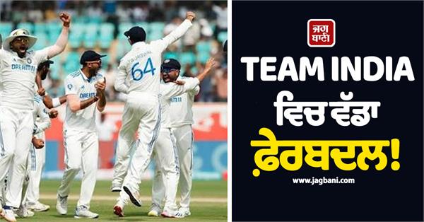 team india changed
