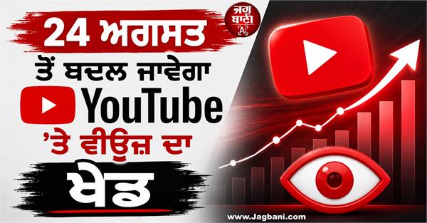 views on youtube will change from august 24
