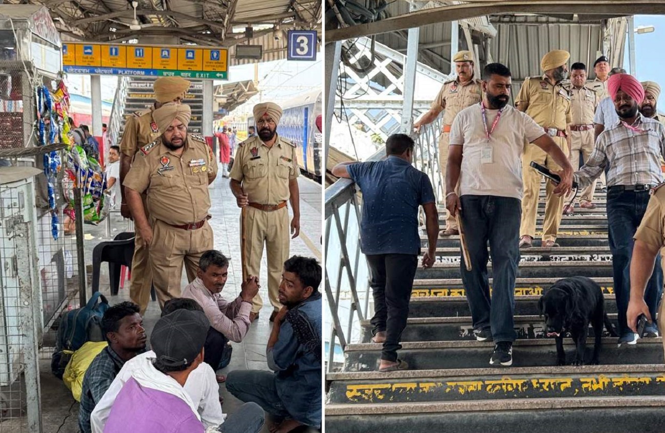 ਜਲੰਧਰ ਸਿਟੀ ਰੇਲਵੇ ਸਟੇਸ਼ਨ ''ਤੇ GRP ਦੀ ਵੱਡੀ ਸਰਚ ਮੁਹਿੰਮ, ਪਲੇਟਫਾਰਮਾਂ ਤੋਂ ਲੈ ਕੇ ਪਾਰਕਿੰਗ ਤੱਕ ਦੀ ਕੀਤੀ ਚੈਕਿੰਗ