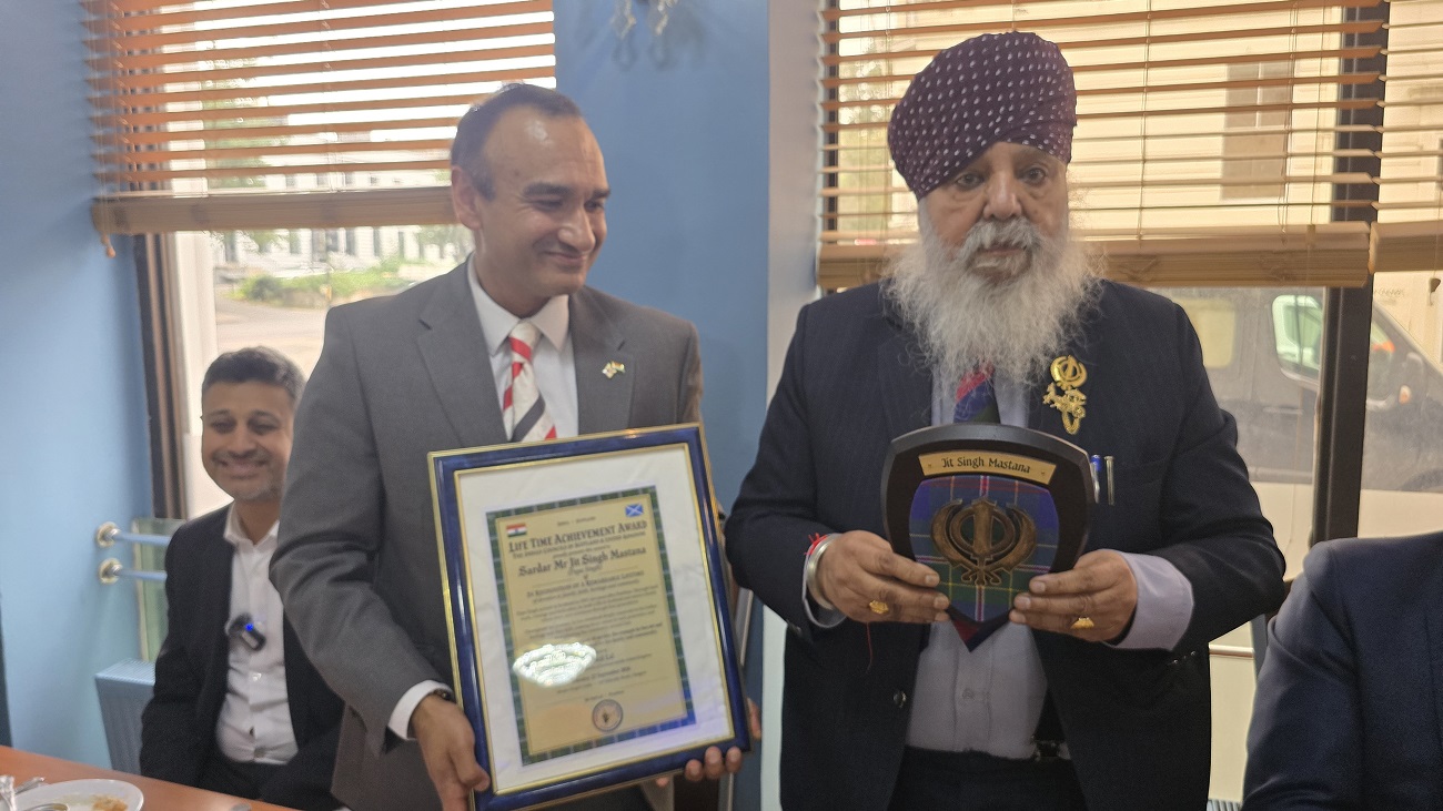 ਮਿਸਟਰ ਸਿੰਘਜ਼ ਇੰਡੀਆ ਦੇ ਮਾਲਕ ਜੀਤ ਸਿੰਘ ਮਸਤਾਨਾ ਦਾ ''ਲਾਈਫ ਟਾਈਮ ਅਚੀਵਮੈਂਟ ਐਵਾਰਡ'' ਨਾਲ ਸਨਮਾਨ