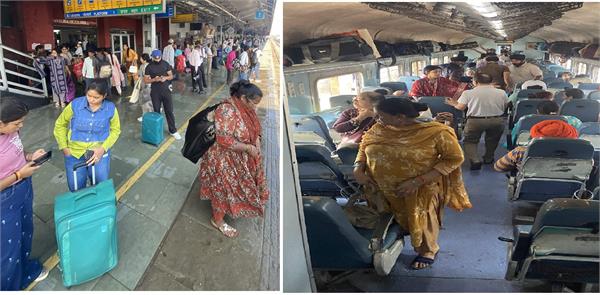 rail traffic affected by farmers   protest