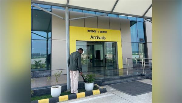 strict security measures at adampur airport