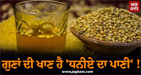 coriander water is a treasure trove of benefits 